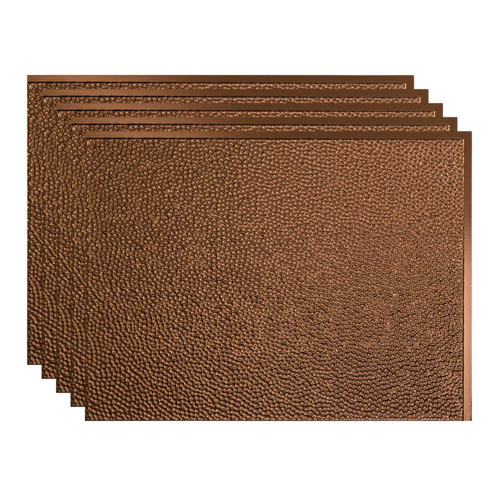 Hammered Oil Rubbed Bronze Backsplash Panel 5 Pack H6180