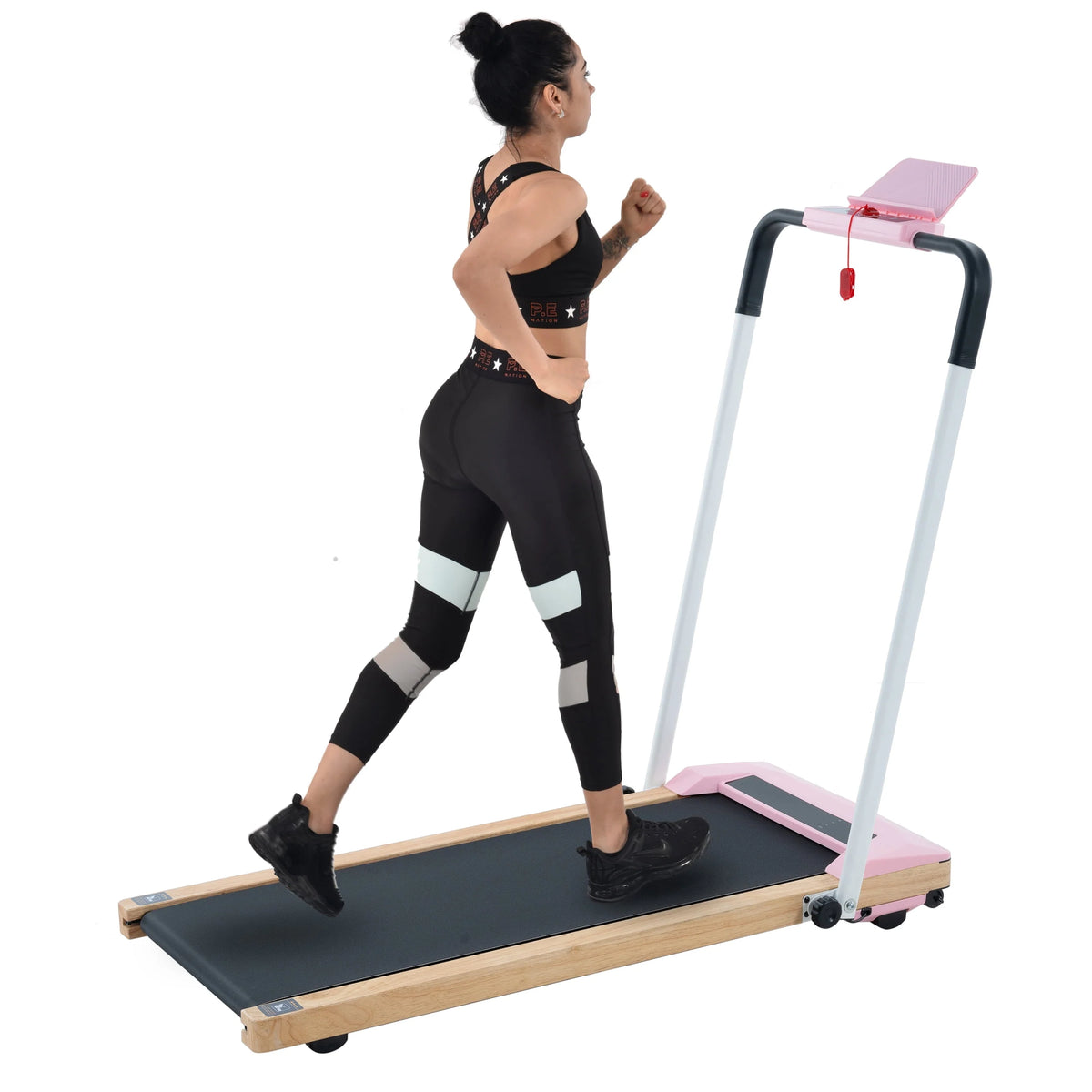 2 in 1 Folding Wood Treadmill M971