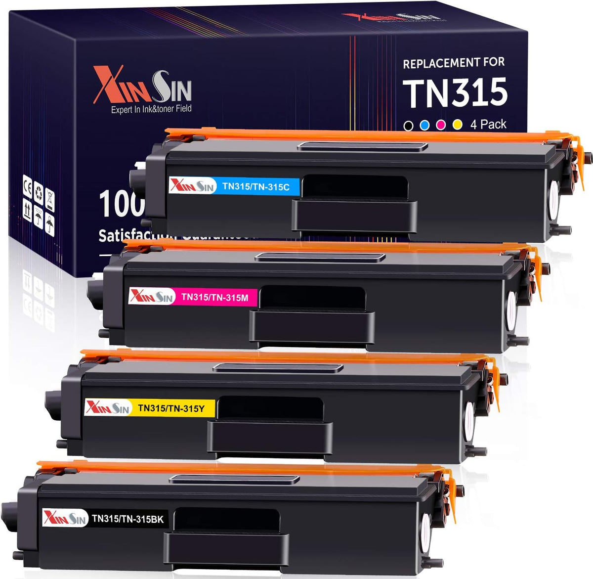 4-Pack Toner Cartridges K5910