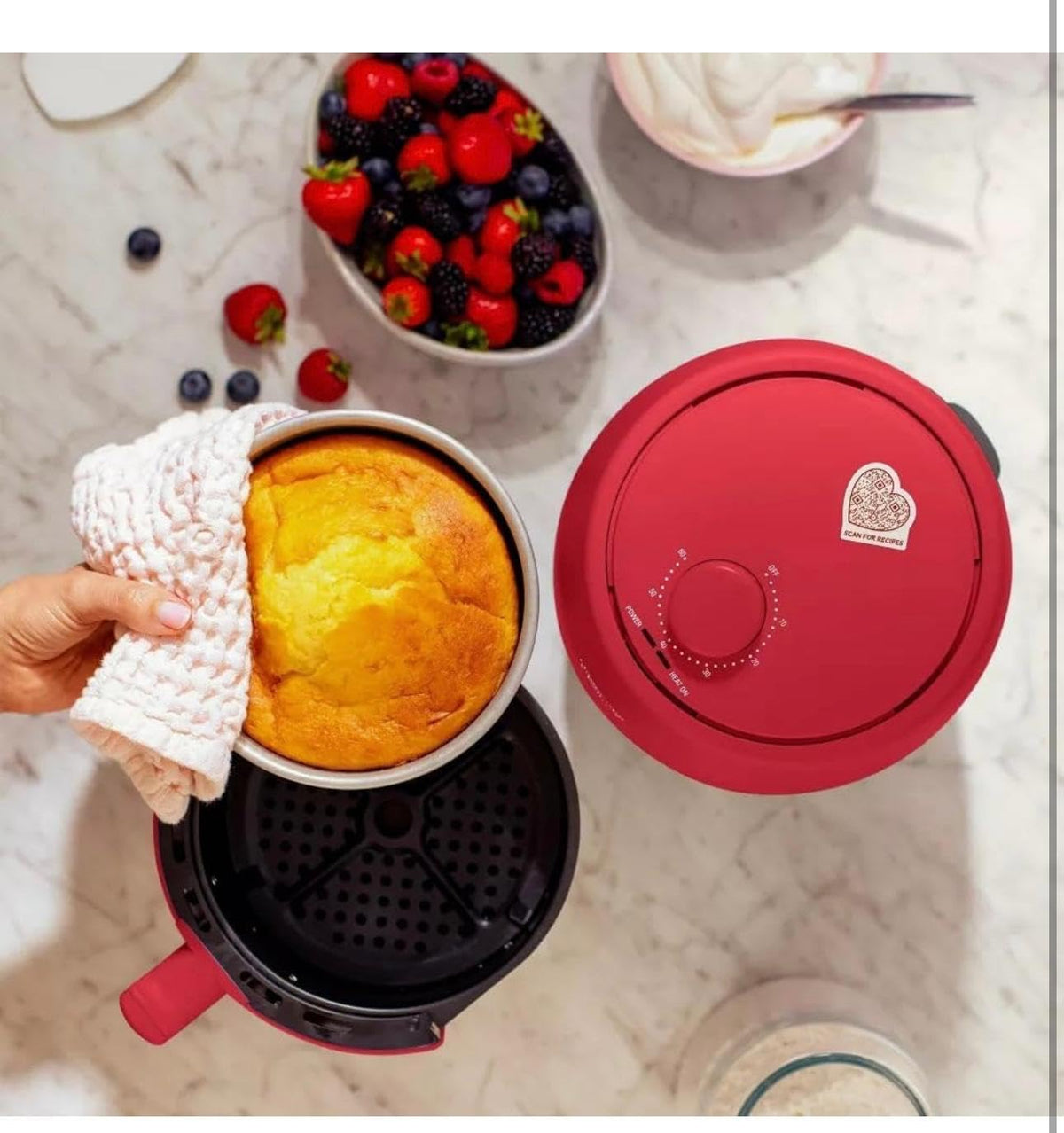 Red 2.0qt Air Fryer X96187