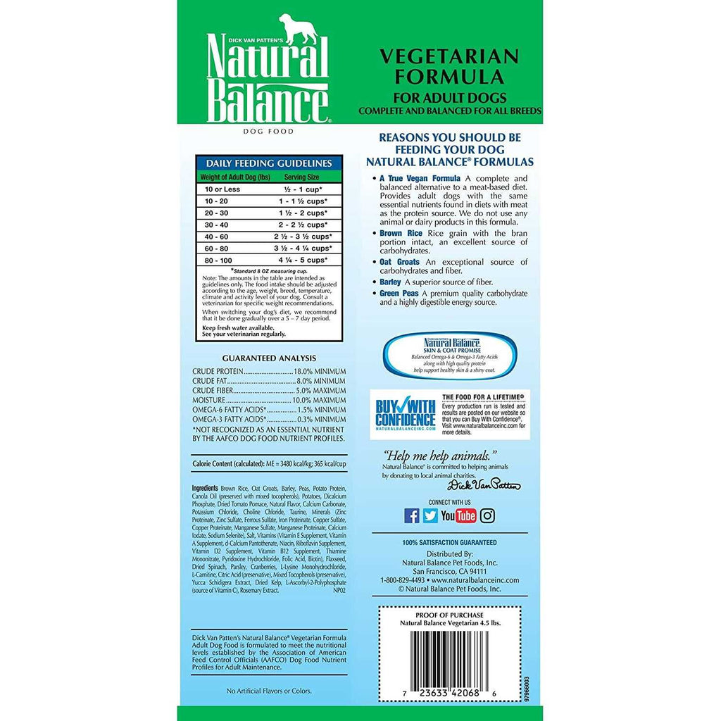 Limited Ingredient Vegetarian Recipe Dry Dog Food L756517