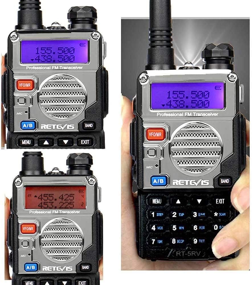 6 Pack Dual Band Rechargeable Walkie Talkies with 6-Way Charging Station H740