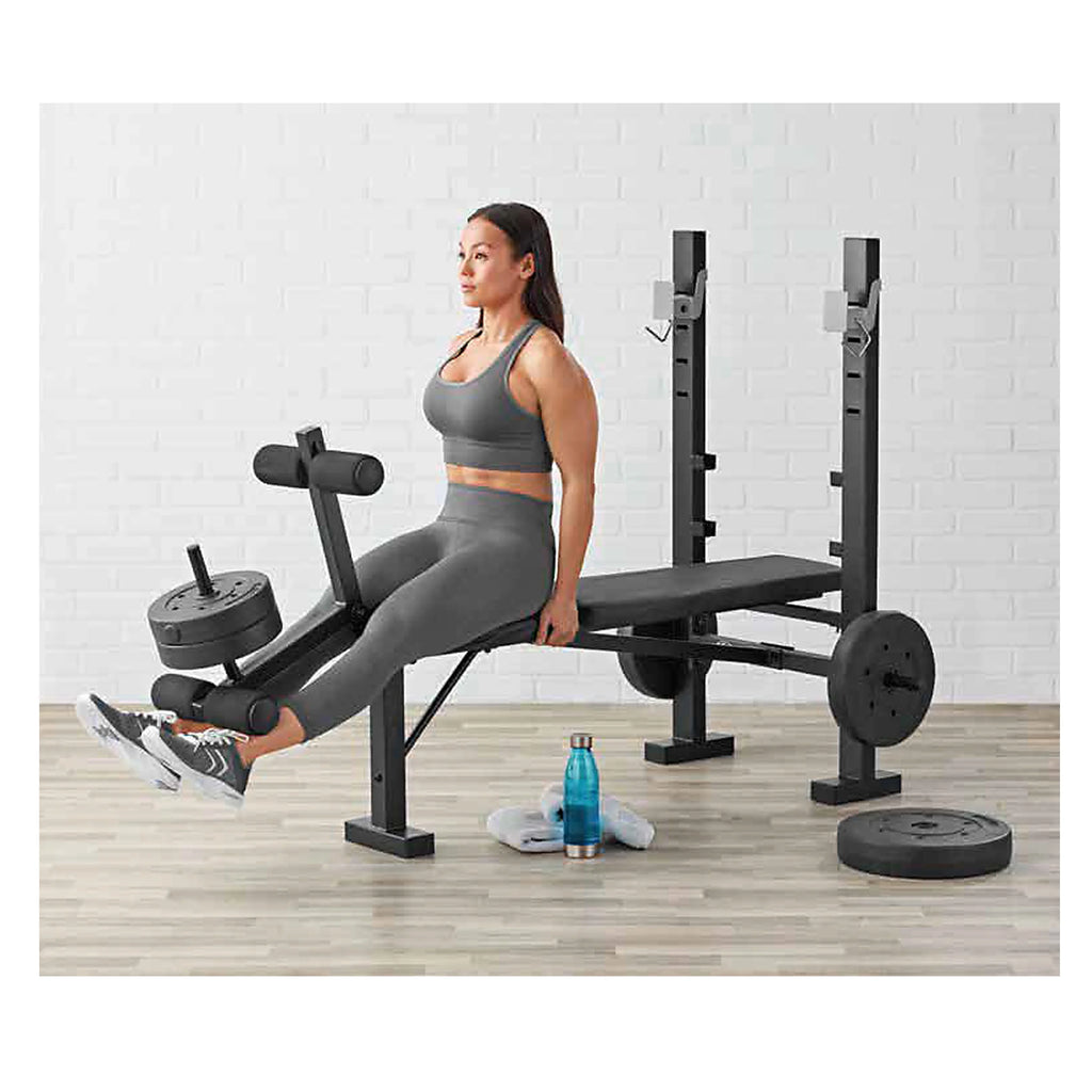 Standard Bench & Rack Combo with Leg Press I218