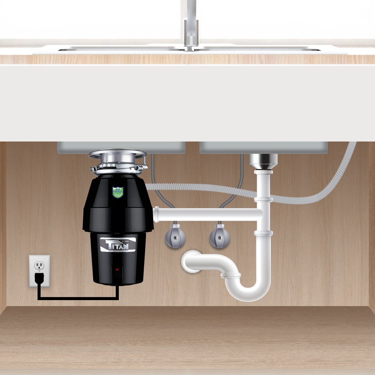 1/2 HP Stainless Steel Garbage Disposal Y789