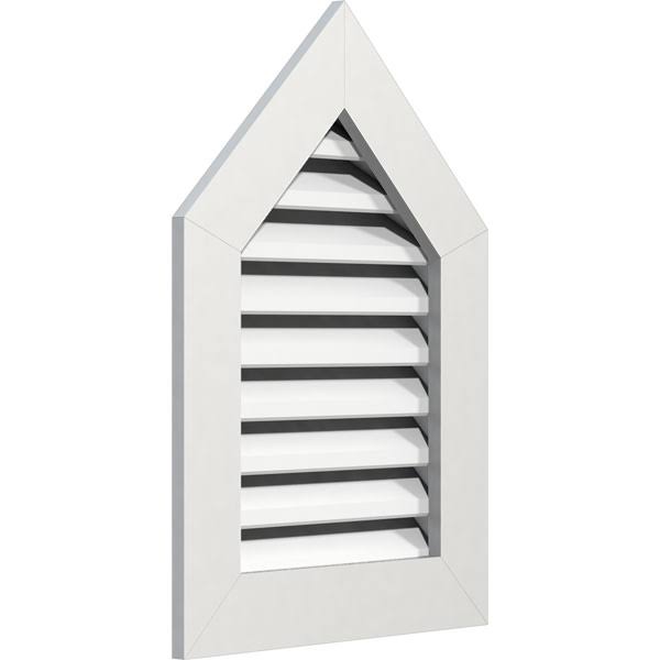 PVC Peaked Top Gable Vent L79012