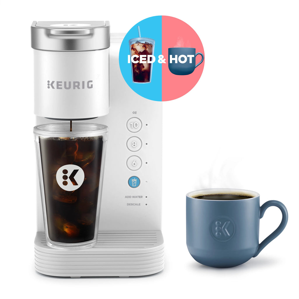 White Iced and Hot Single-Serve Coffee Maker J217