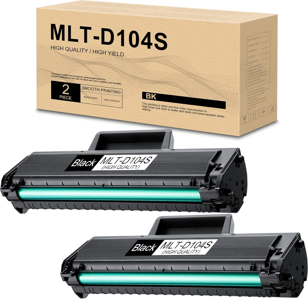 2 Pack Black Toner Cartridge D8642