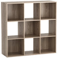 9 Cube Wooden Organizer Bookcase Cabinet Storage (Black) W253