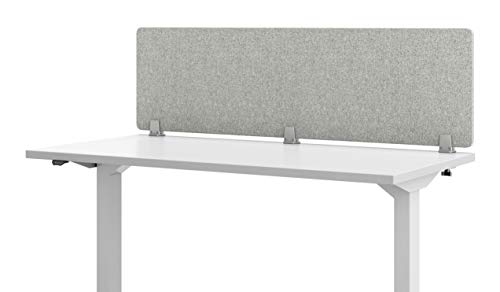Light Grey 48" W x 18" H Desk Divider H2526