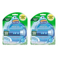 Toilet Cleaning Stamps, Fresh Gel, 1 Dispenser + 6 Stamps, 2 Pack T40622