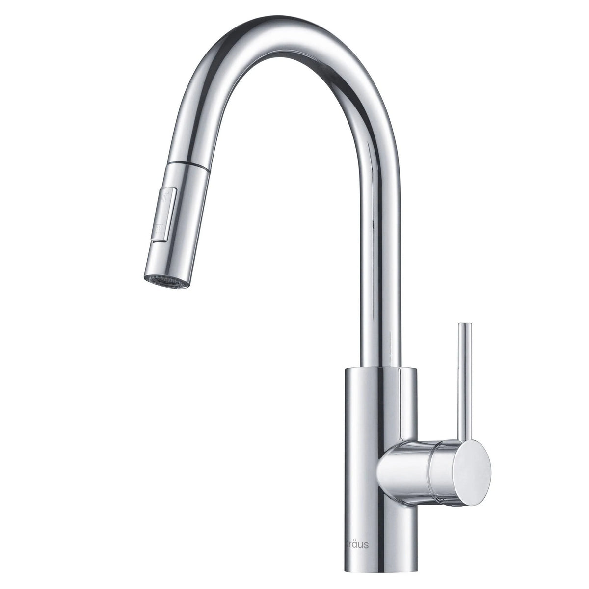 2-Function 1-Handle Pulldown Kitchen Faucet with Dispenser Faucet R801