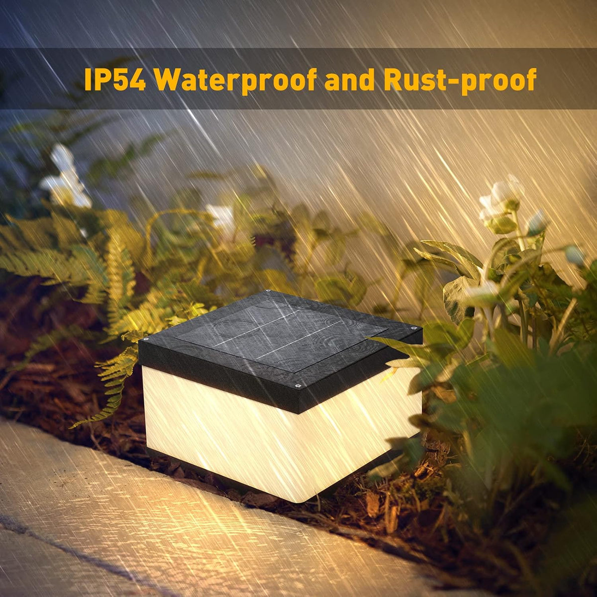 Outdoor Solar Post Cap Light with Waterproof IP54 E590