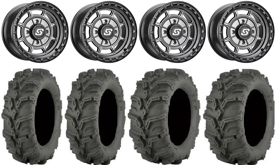 14" Wheels Grey 27" Mud Lite XTR Tires R847