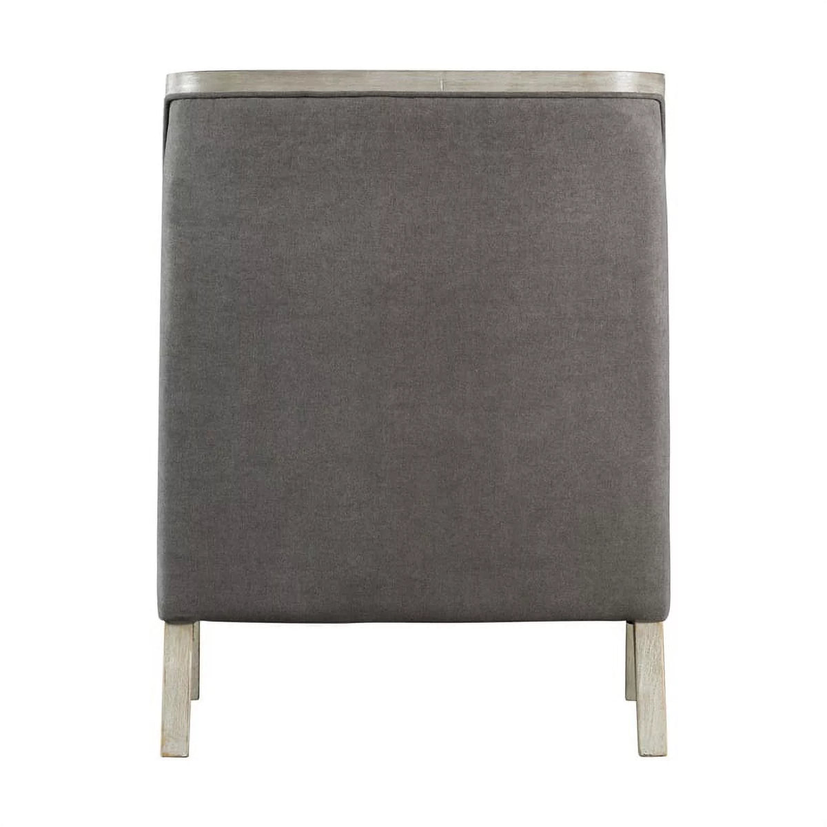 Contemporary Accent Chair with White Wash Frame O989066