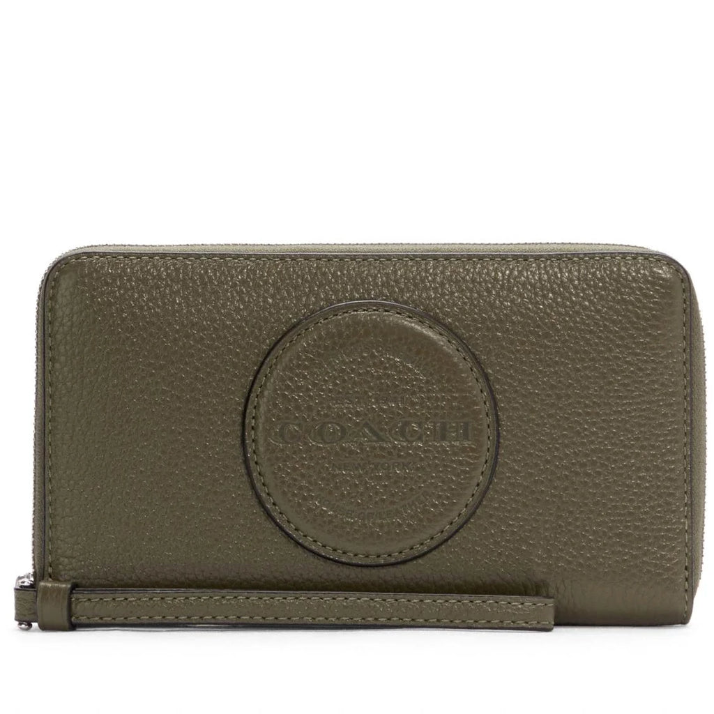 Pebbled Leather Large Phone Wallet D793