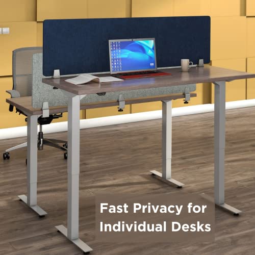 Light Grey 48" W x 18" H Desk Divider H2526