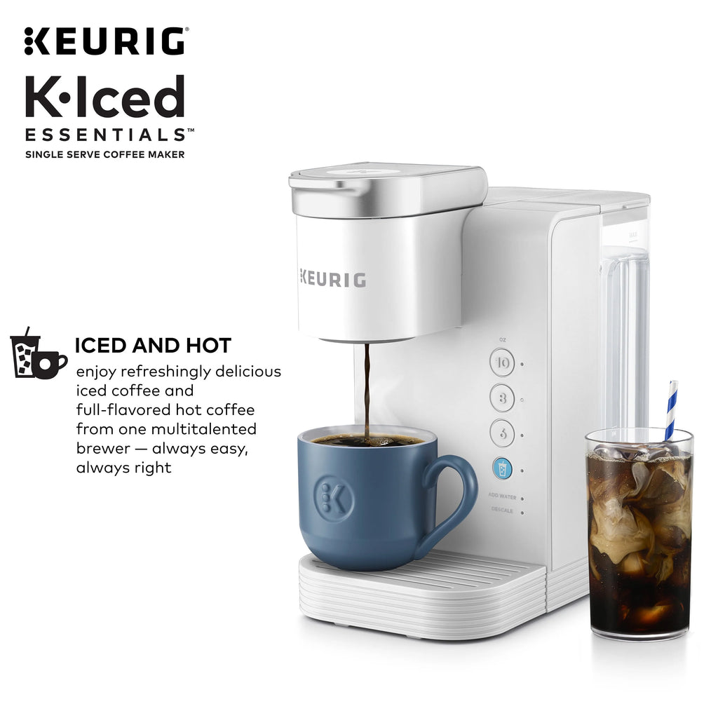 White Iced and Hot Single-Serve Coffee Maker J217