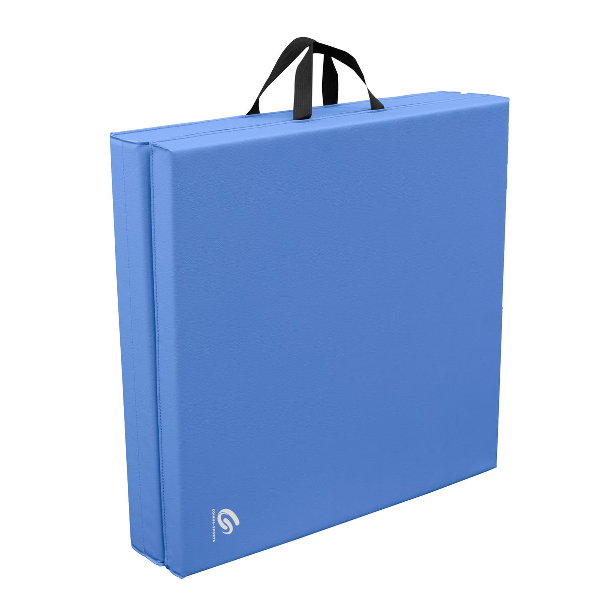 Black Tri-Fold Exercise Mat with Handles J316