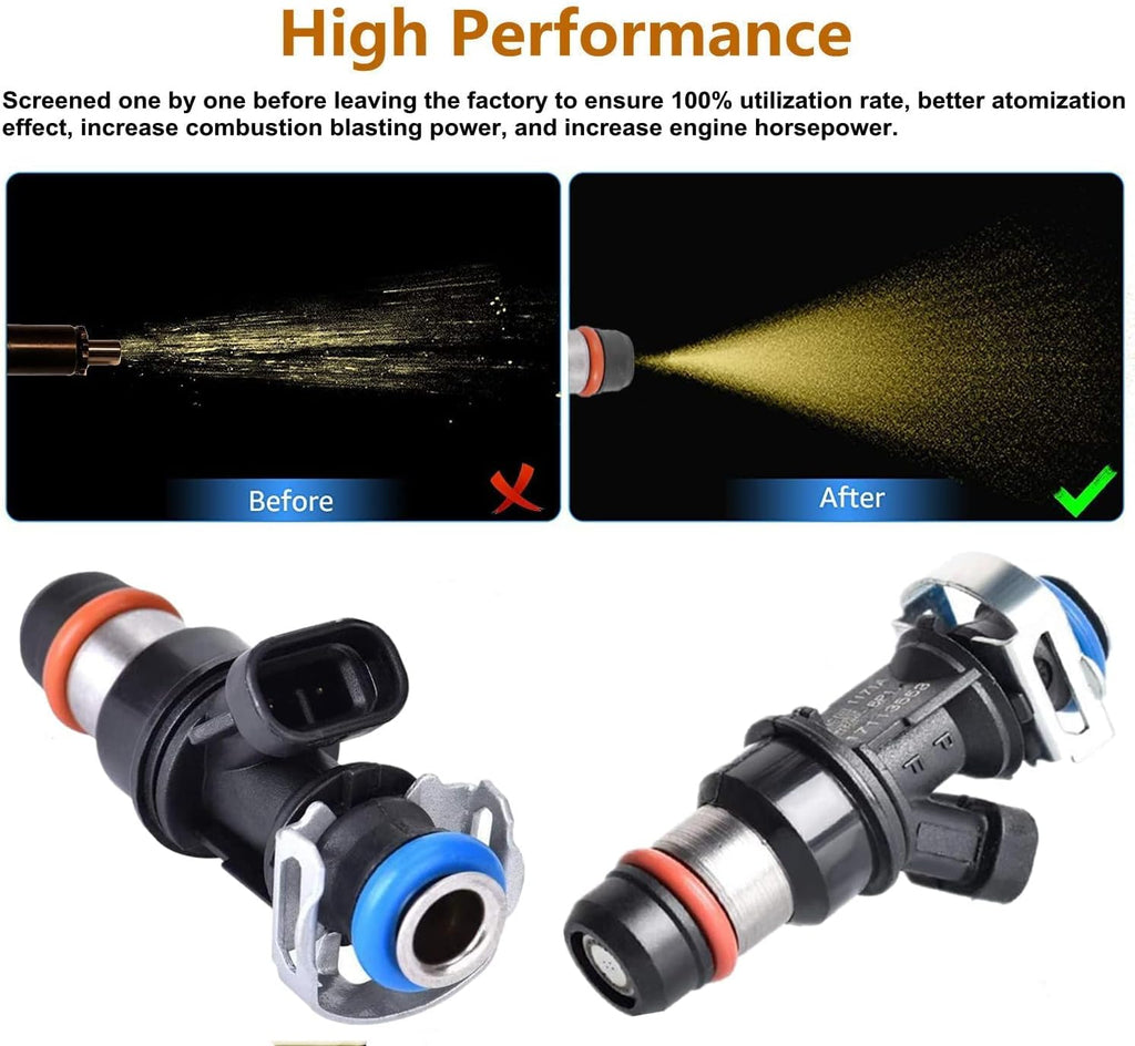 Fuel Injectors 4.8L 5.3L 6.0L Pack of 2 J2376