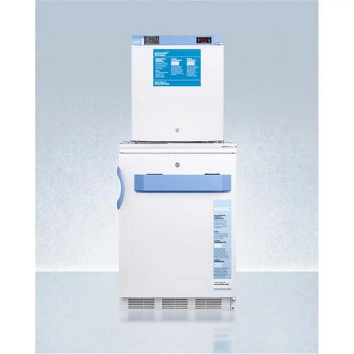 White Stacked All-Refrigerator N863