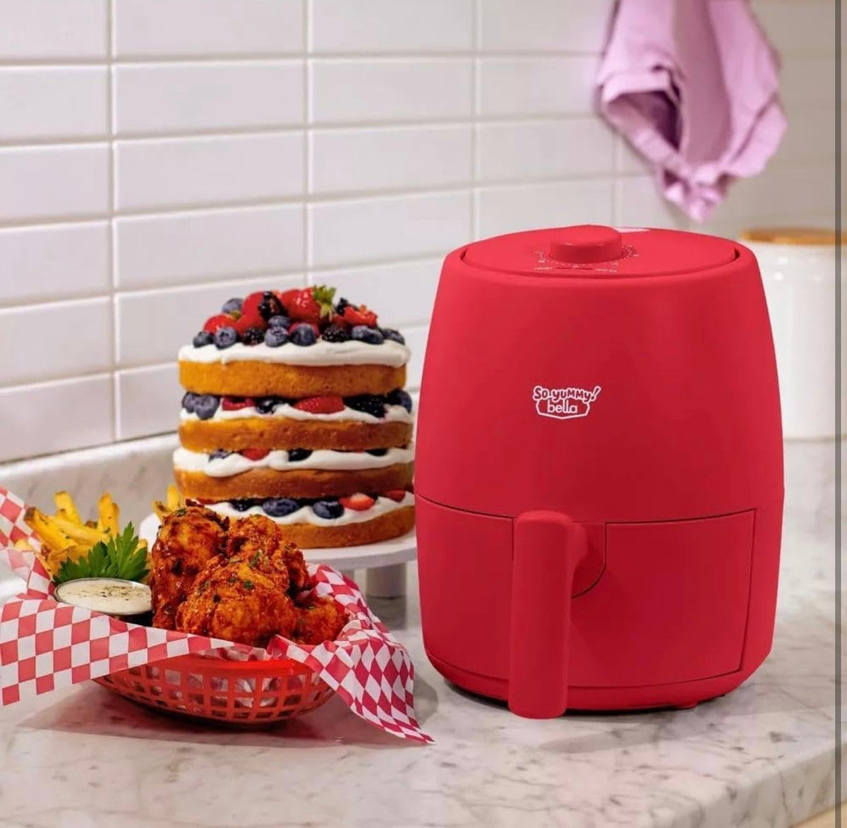 Red 2.0qt Air Fryer X96187