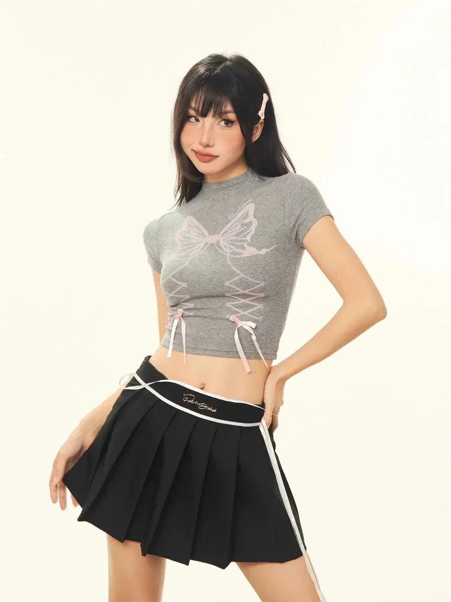 Ribbon Butterfly Shirts P629