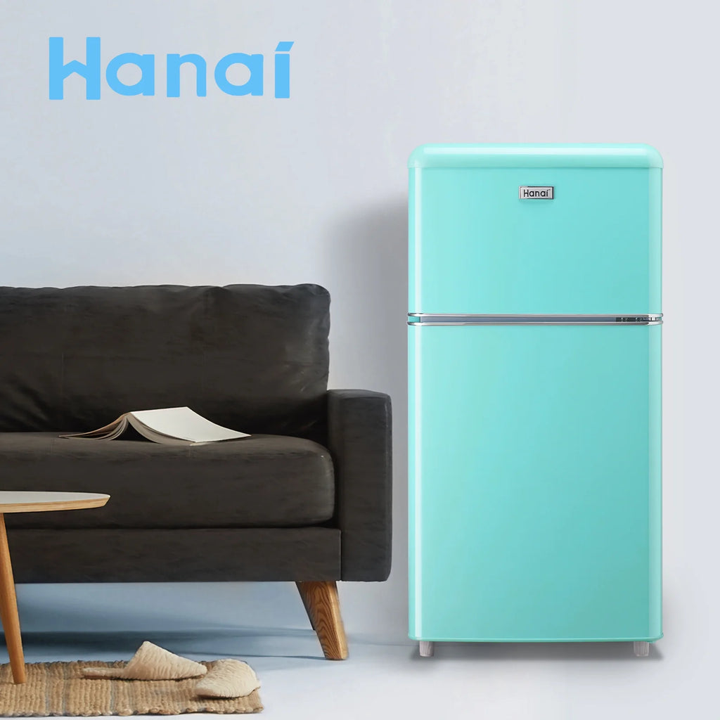 Mini Fridge with Freezer 3.5 Cu.ft Blue I767