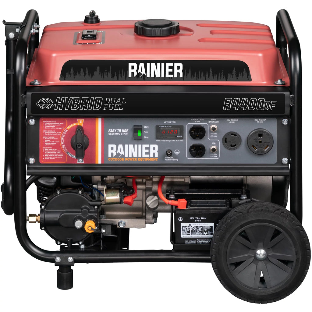 4400 Watt Dual Fuel Portable Generator with Electric Start X2161