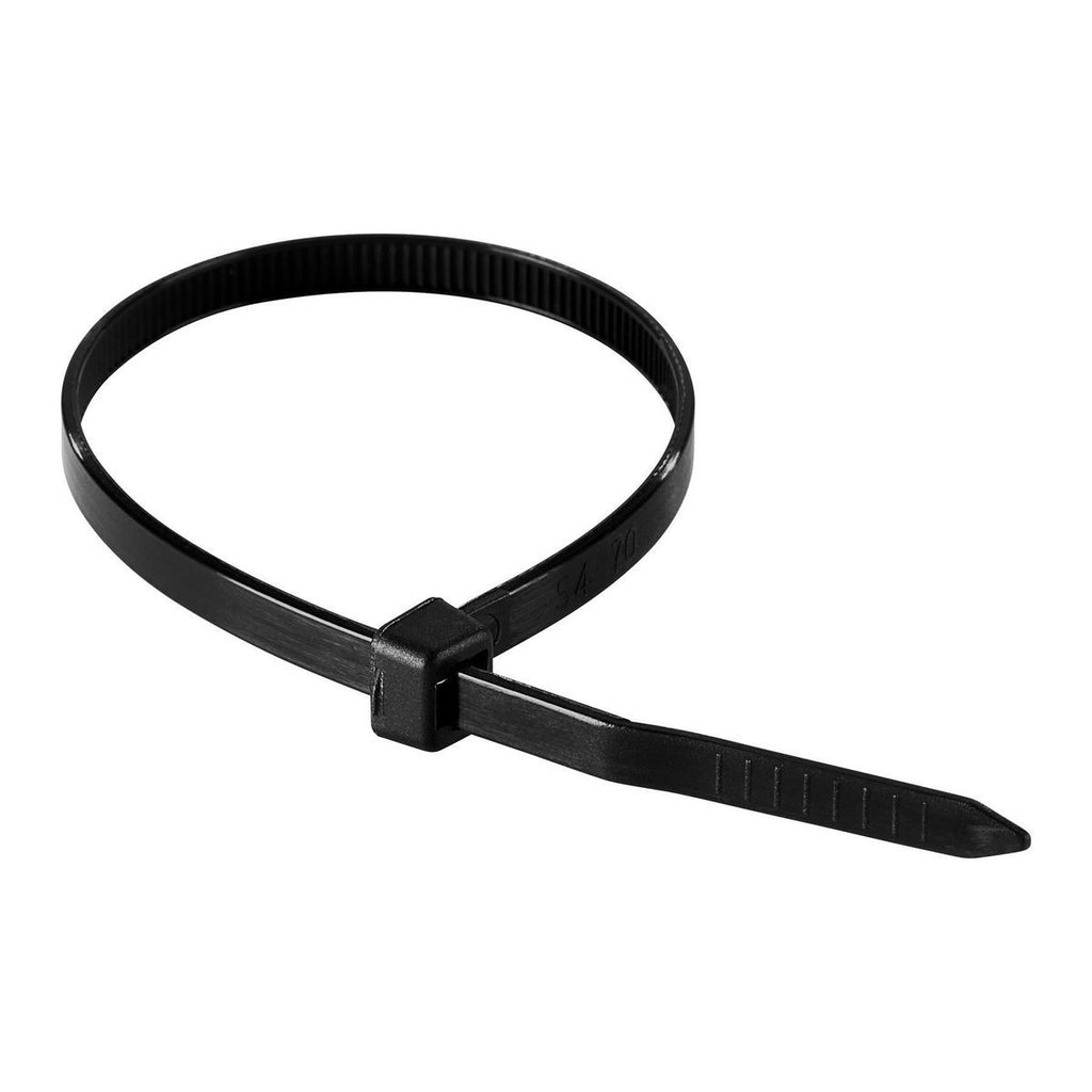 Black 8 in. UV-Resistant Cable Ties 100-Pack O2821