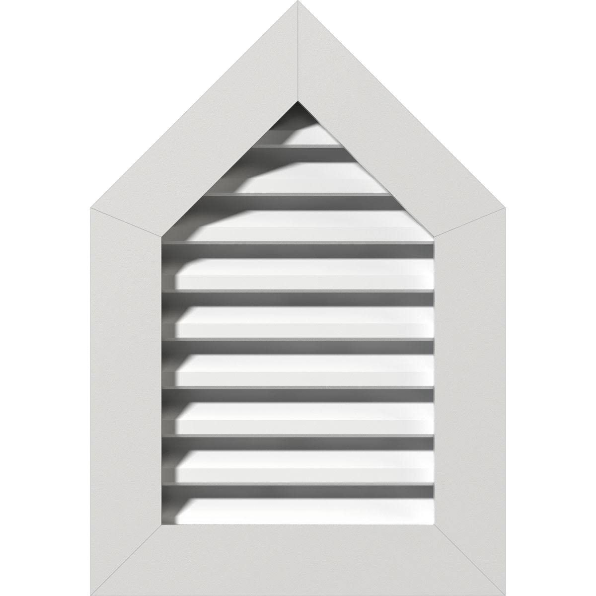 PVC Peaked Top Gable Vent L79012