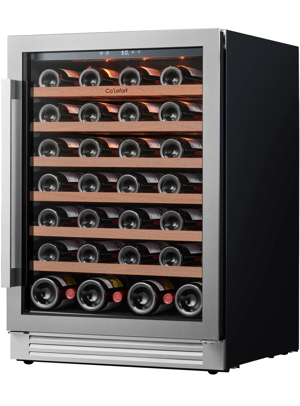 24 inch 54 Bottle Stainless Steel Wine Cooler U218215