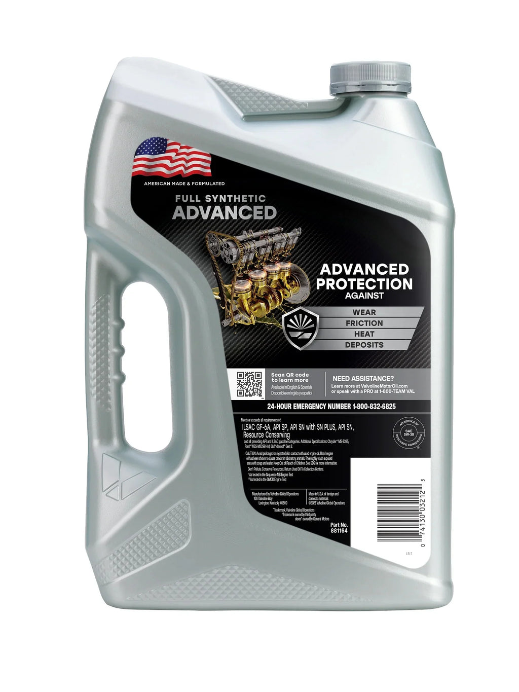 Full Synthetic 5W-30 Motor Oil F3163