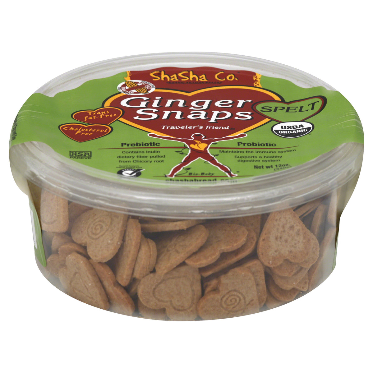 Spelt Gingersnaps 12 oz G23648