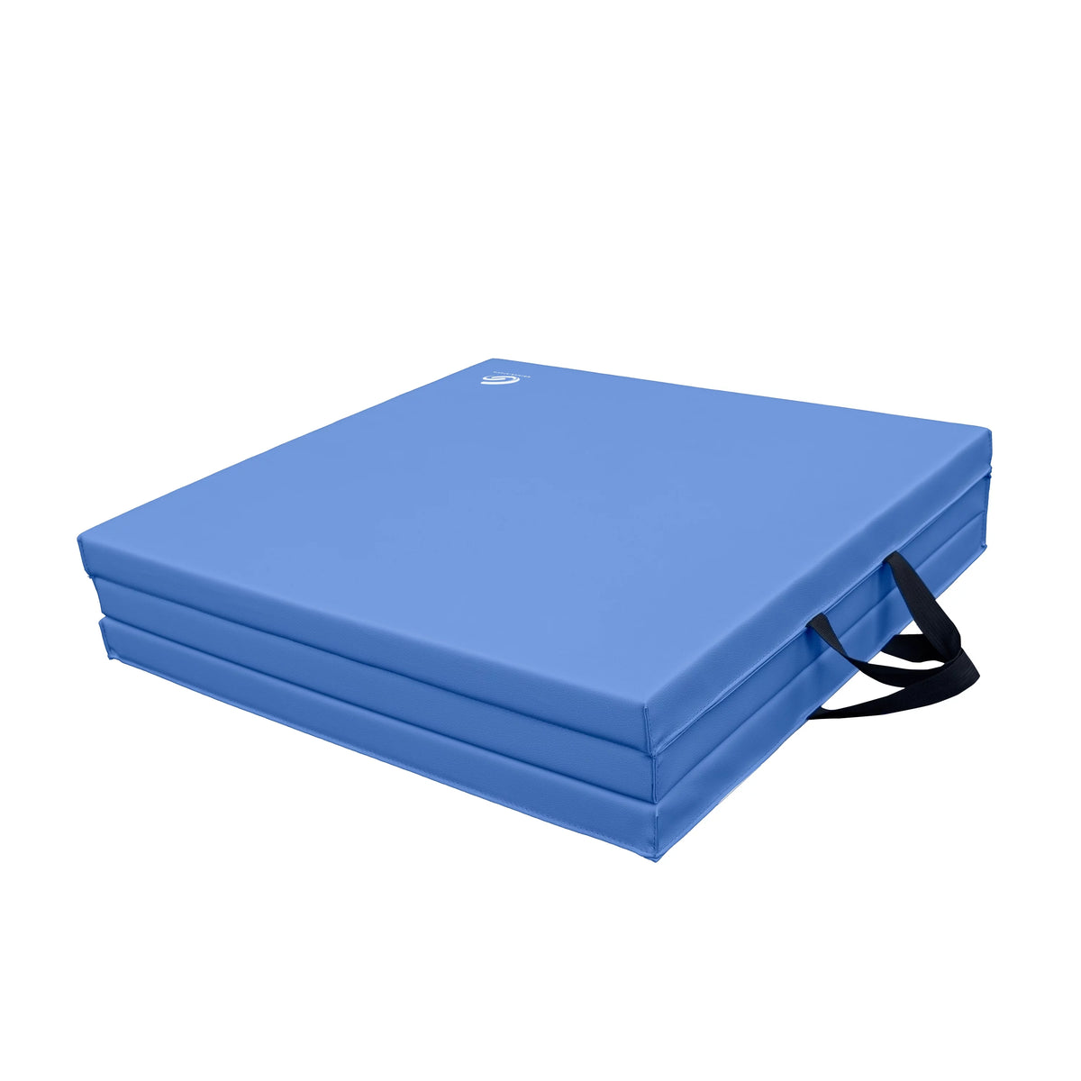 Black Tri-Fold Exercise Mat with Handles J316