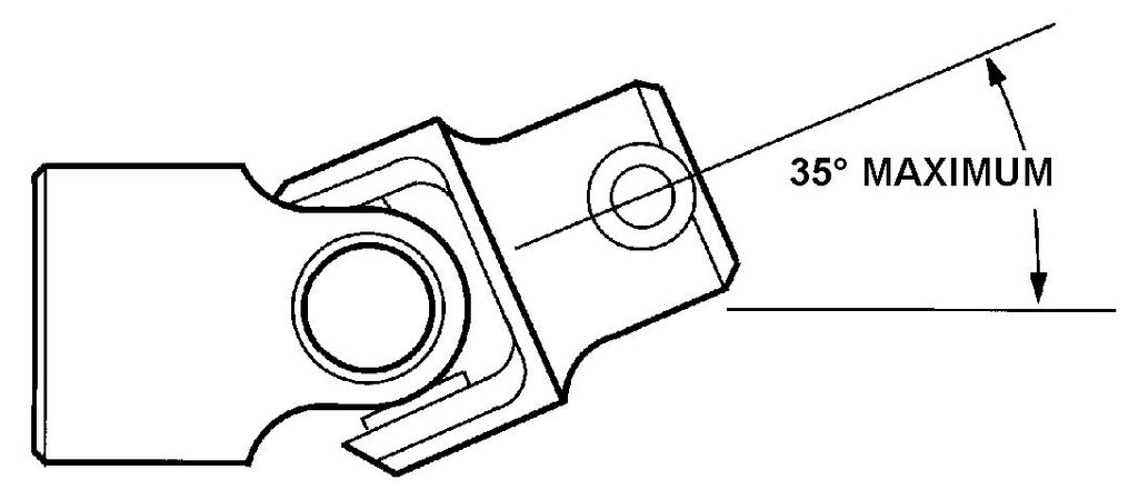Single Steering Universal Joint M2955
