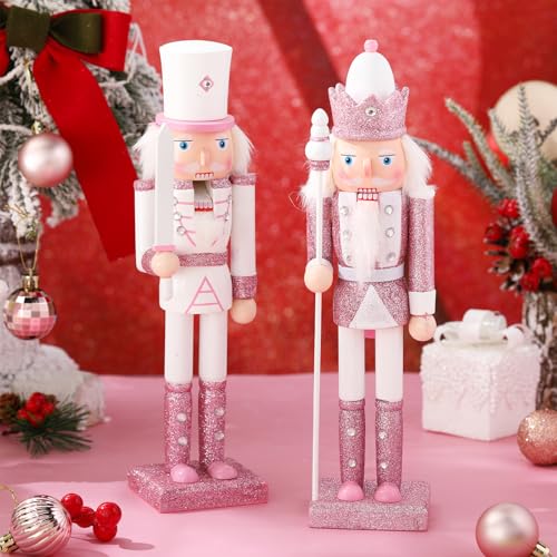 12'' Traditional Painted Wooden Nutcracker Soldier Figure Decor N3043