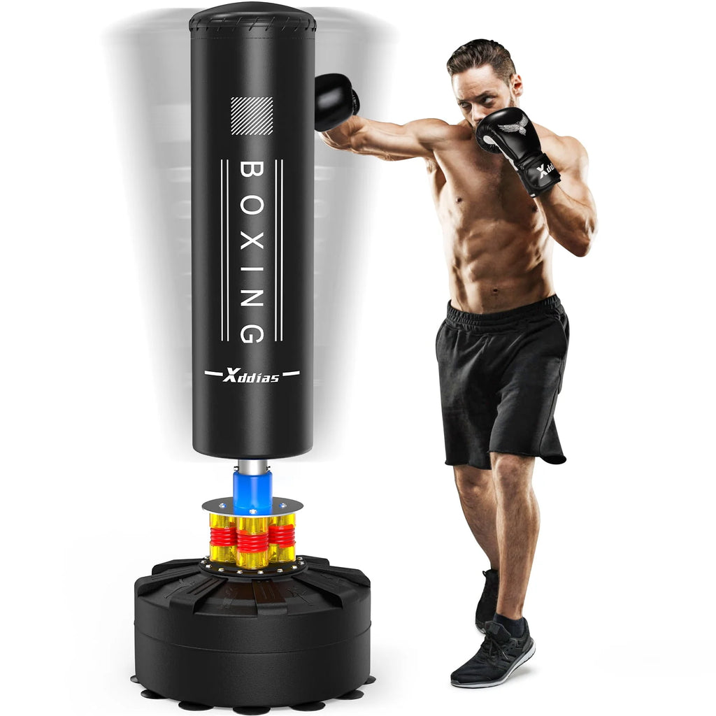 Punching Bag with Stand 70''-205lbs Freestanding L825403