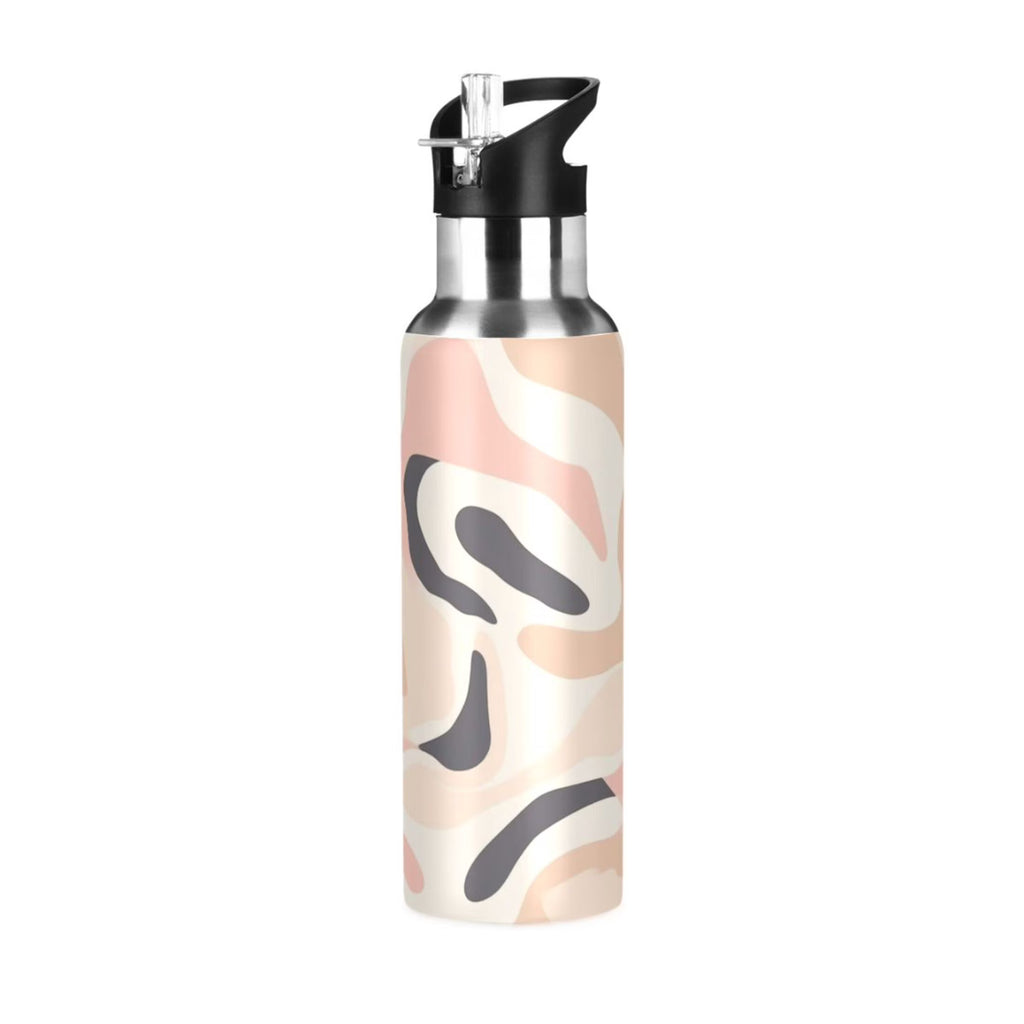 Insulated Stainless Steel Water Bottle with Straw Lid 20 oz I437191