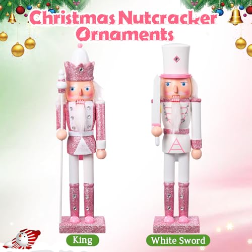 12'' Traditional Painted Wooden Nutcracker Soldier Figure Decor N3043