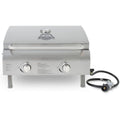 2-Burner Portable Gas Grill Stainless Steel Y32264