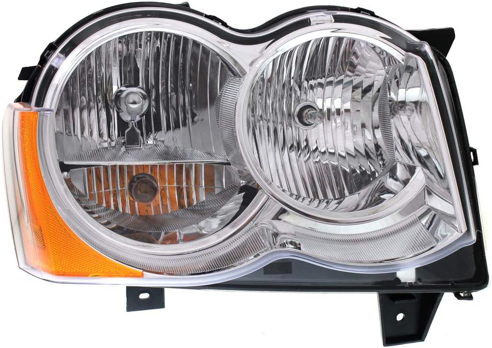 Passenger Side Halogen Headlight Assembly for Jeep Grand Cherokee 2008 2010 C830160