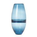 Glass Bullet Vase Blue R51199