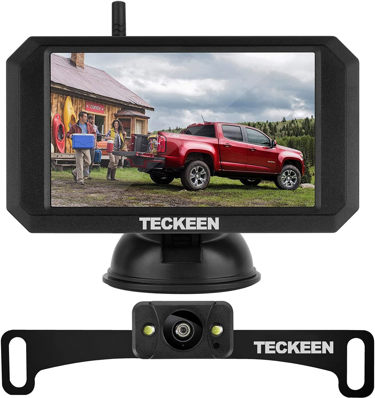 5 Inch Monitor 1080P Wireless Backup Camera Kit with Night Vision Waterproof Q273933