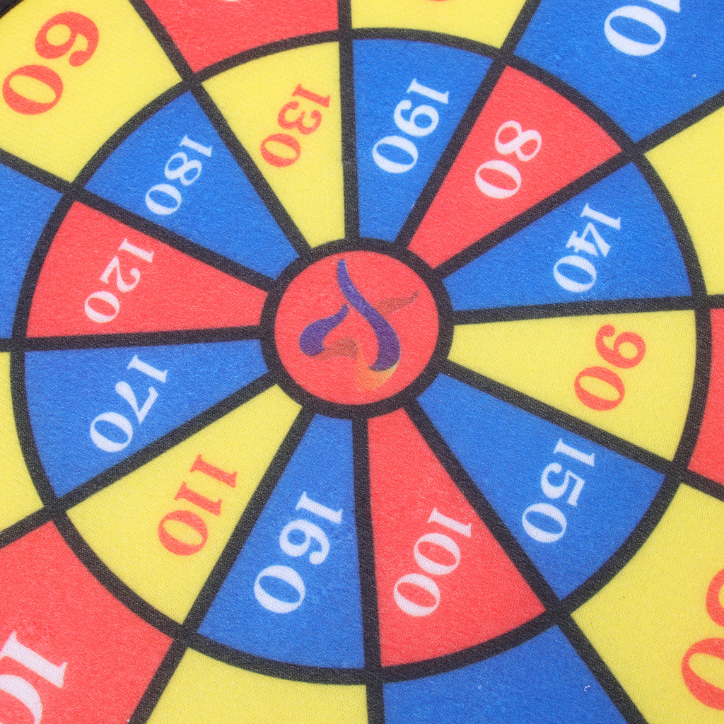 Flocking Dart Board with 4pcs Darts Dartboard Set F251137