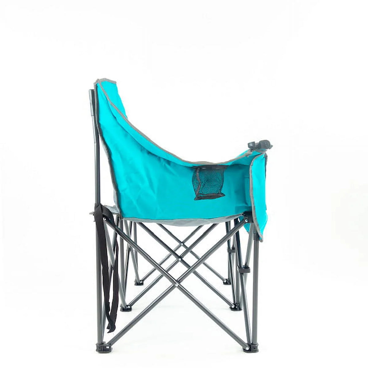 Teal Gray Two Seat Loveseat U157