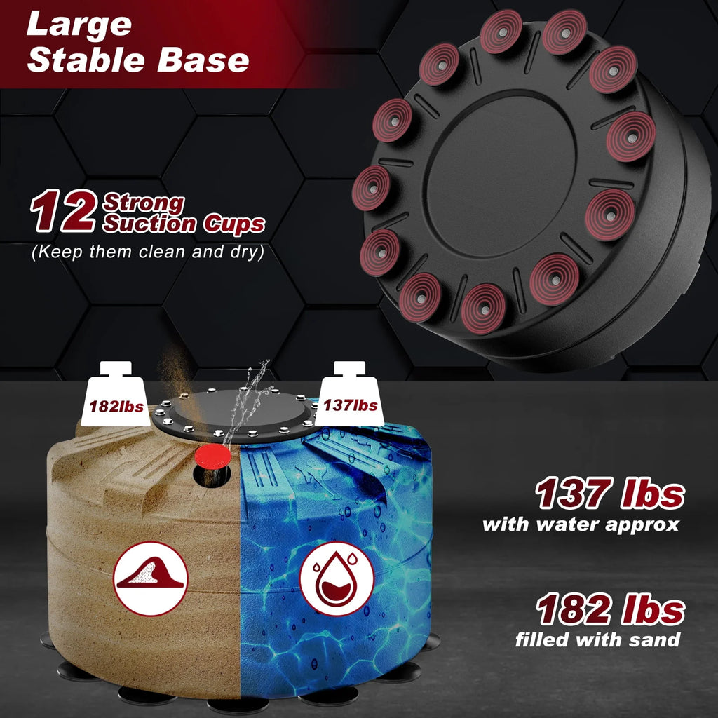Punching Bag with Stand 70''-205lbs Freestanding L825403