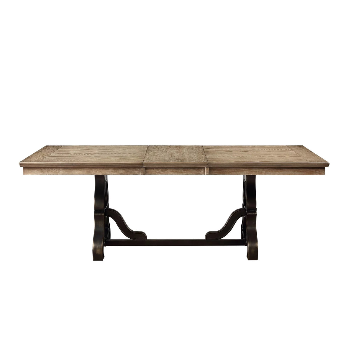 68 Inch Wooden Dining Table with Trestle Base Z246