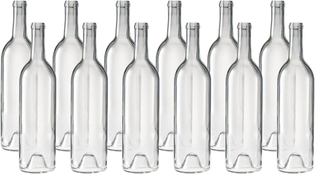 Clear Wine Bottles 750ml Case of 12 E55010