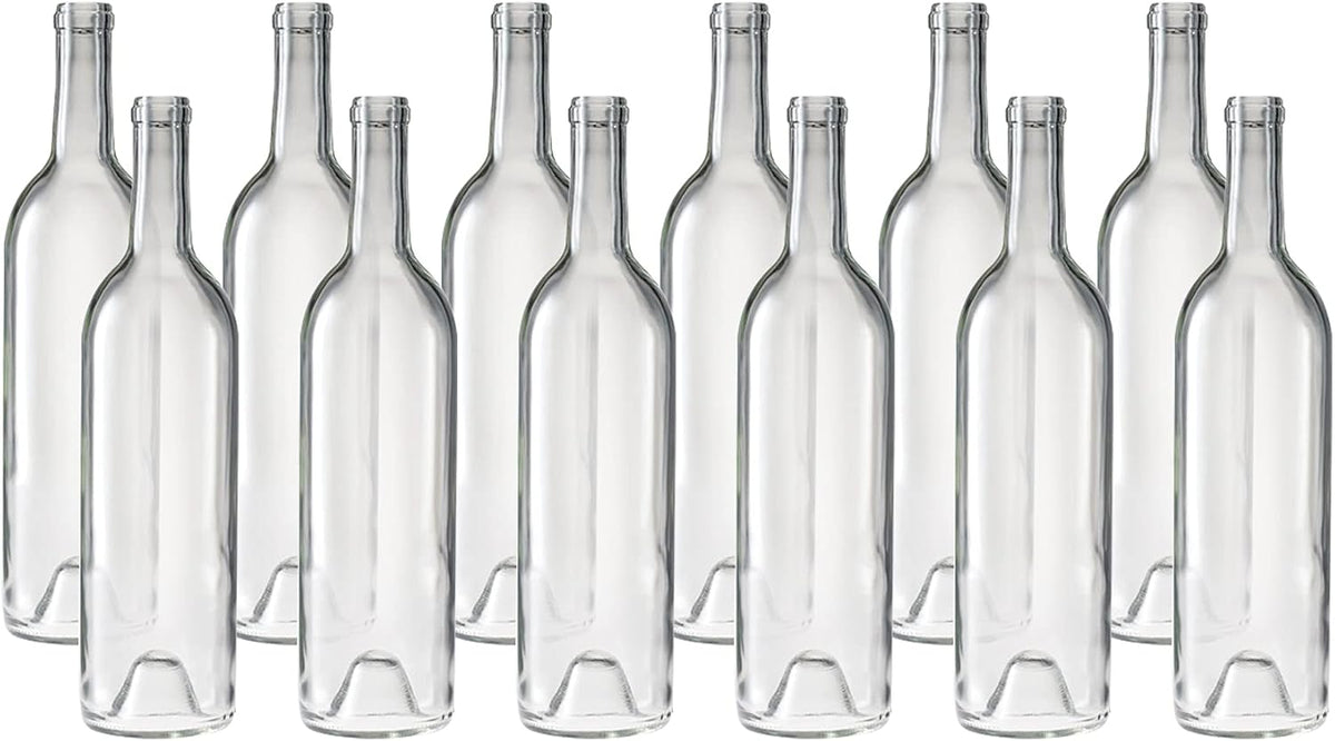 Clear Wine Bottles 750ml Case of 12 E55010