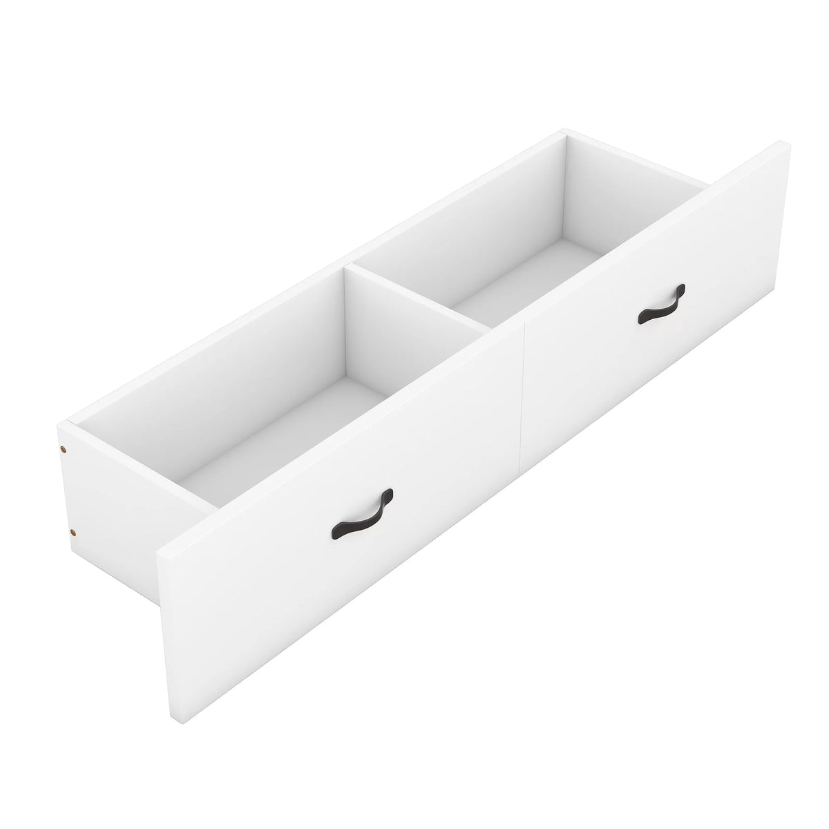 Full Size Solid Wood Murphy Bed with 2 Storage Drawers G9053
